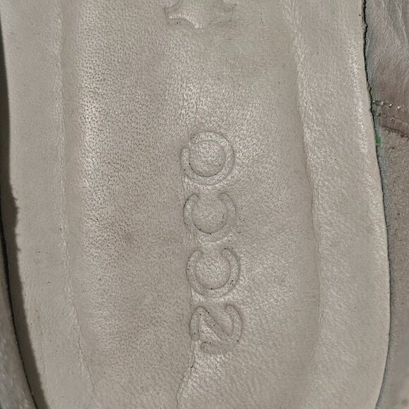 ECCO GILLIAN SLIP ON BLACK LEATHER SHOE WOMENS SIZE 9 EUC - Picture 7 of 9